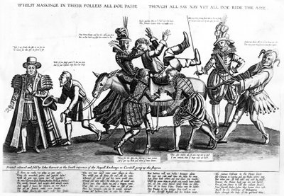 While Masking in Their Follies All Do Pass, Though All Say Nay Yet All Do Ride the Ass by Renold Elstrack
